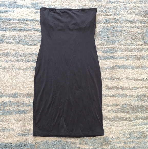 Vassarette Black Shapewear Dress sz Large EUC - Picture 4 of 4